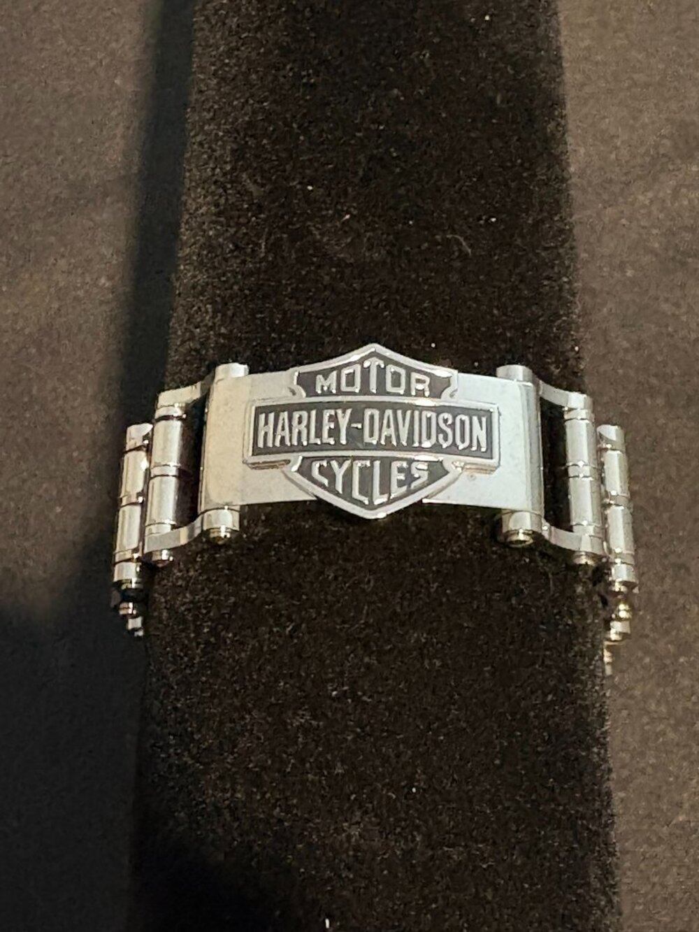 HARLEY DAVIDSON MENS BAR & SHIELD CHAIIN BRACELET